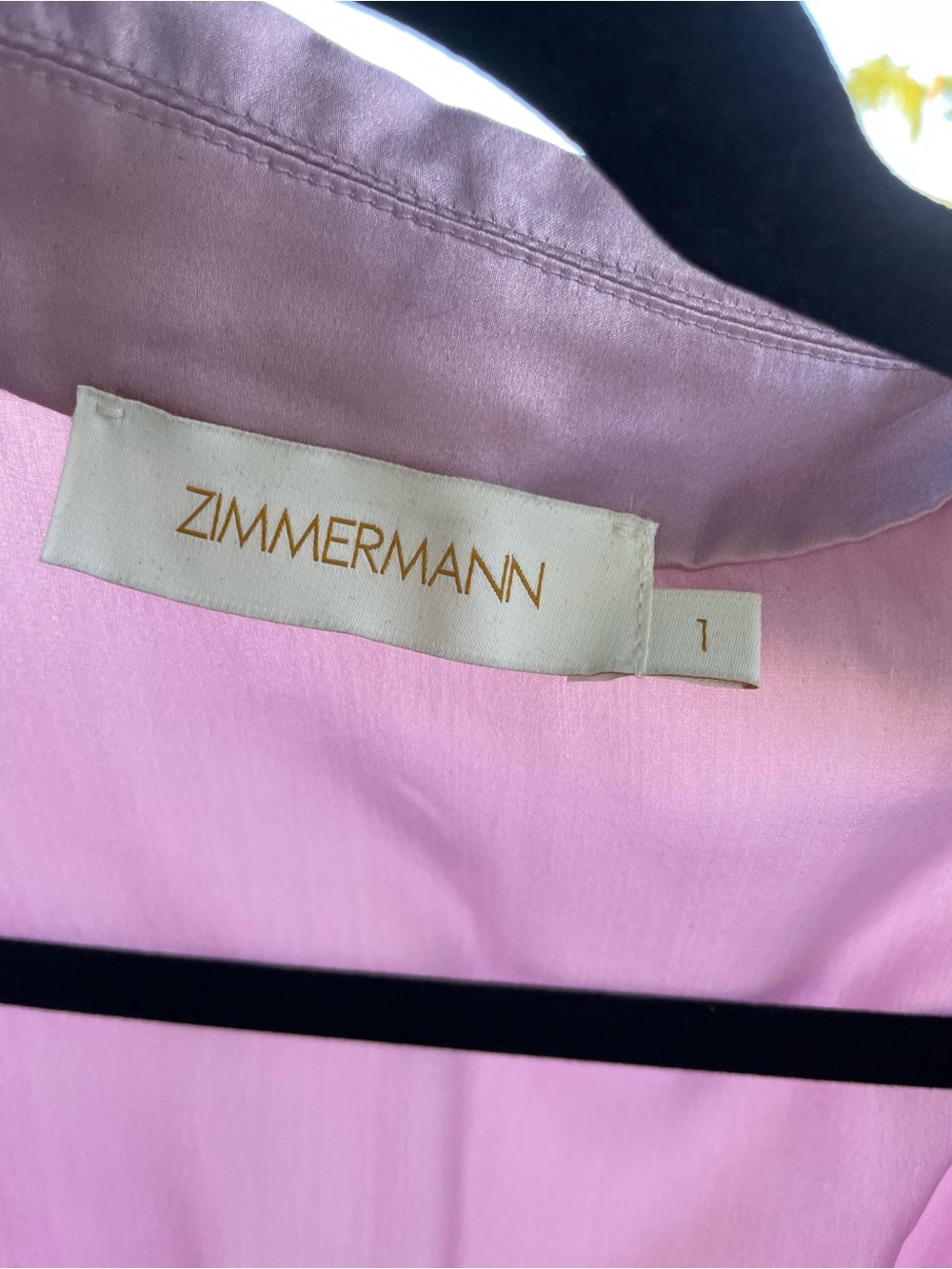 Zimmermann Pink silk Mini Dress - Picture 2 of 2